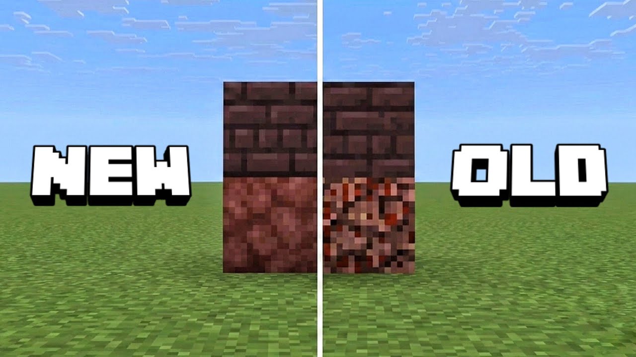 Minecraft Old vs New textures