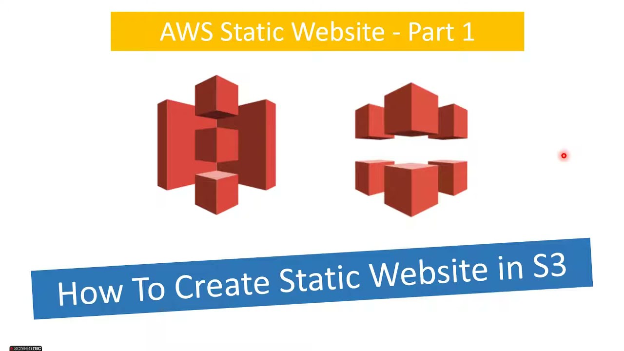 How to Create Static Website in AWS S3