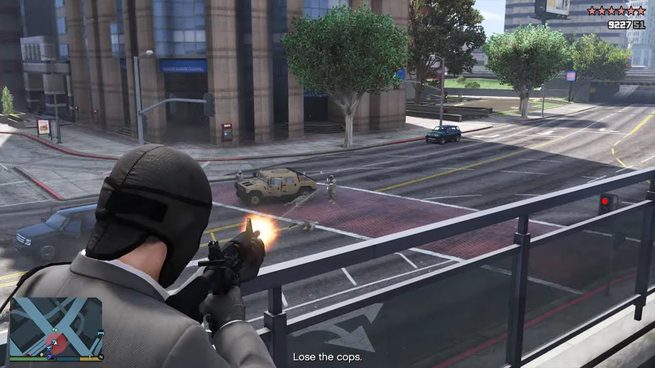 GTA 5 - The Union Depository Heist + Ten Star Escape
