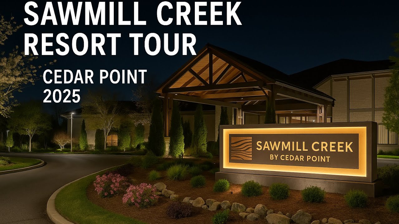 Sawmill Creek Resort Tour | Cedar Point 2025 Hotel Stay - Standard 2 Queen Room