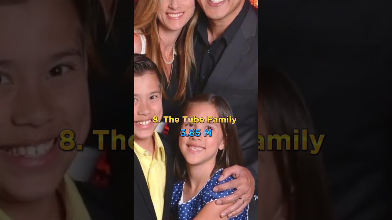 # short Top 10 YouTube Family channels in 2023 # short # viral # video
