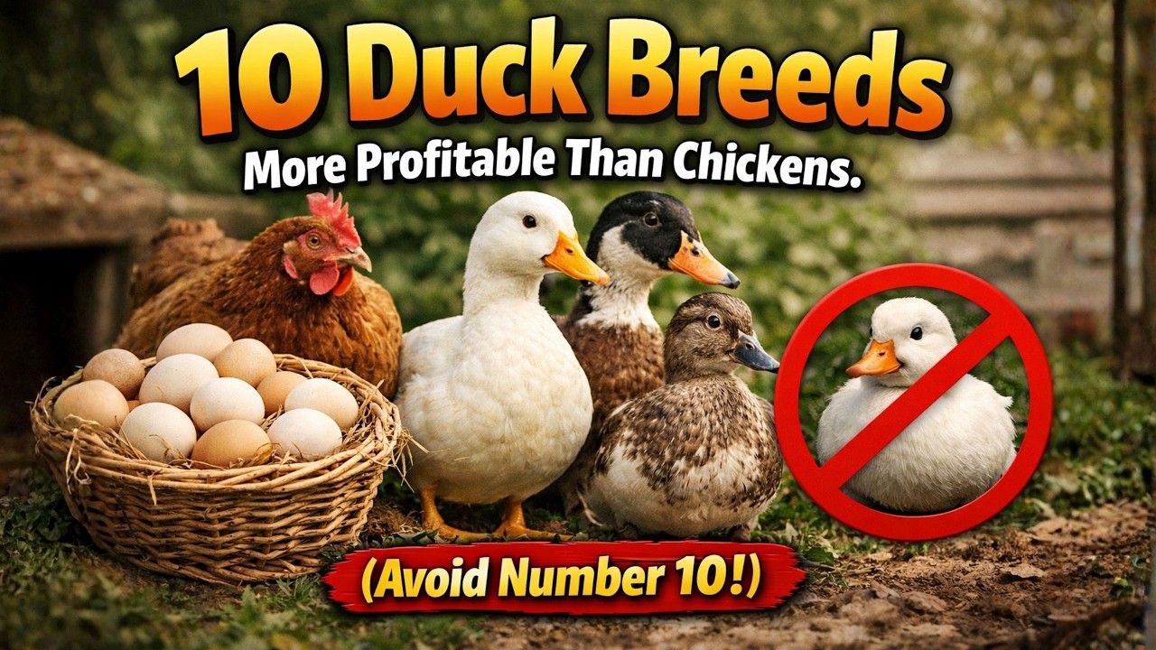 10 Duck Breeds More Profitable Than Chickens (Avoid Number 10!)