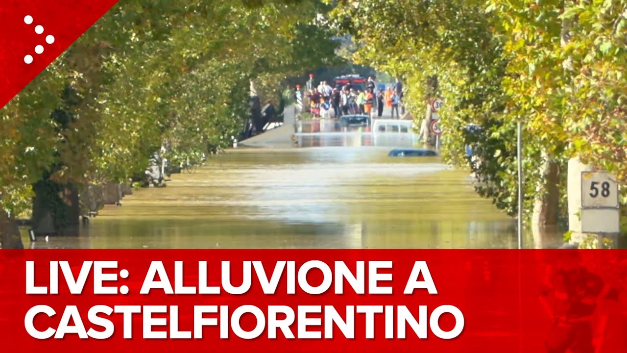 LIVE Alluvione a Castelfiorentino: diretta video