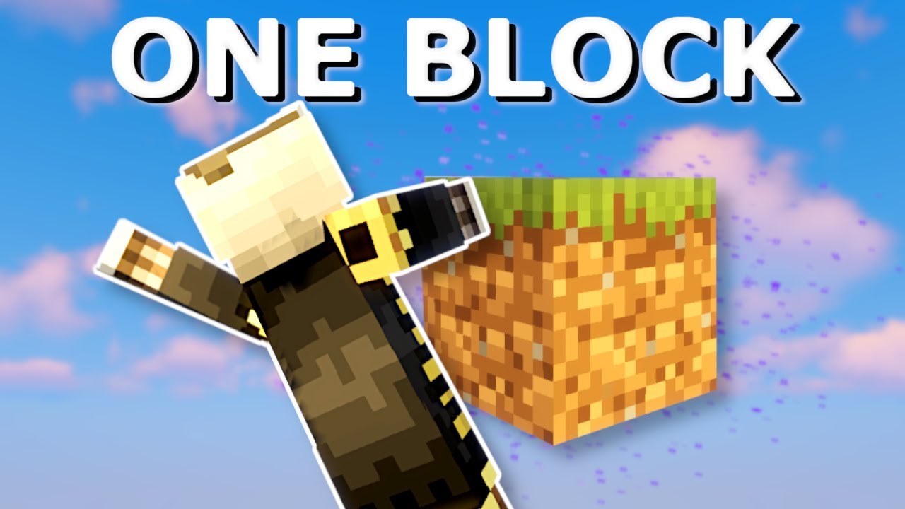SKYBLOCK With Only One Block! - Minecraft Multiplayer Gameplay