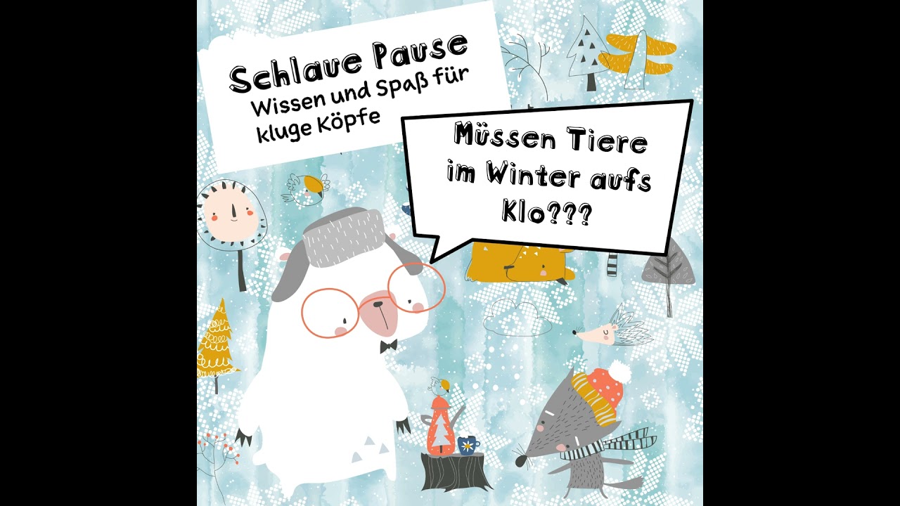 Müssen Tiere im Winter aufs Klo???