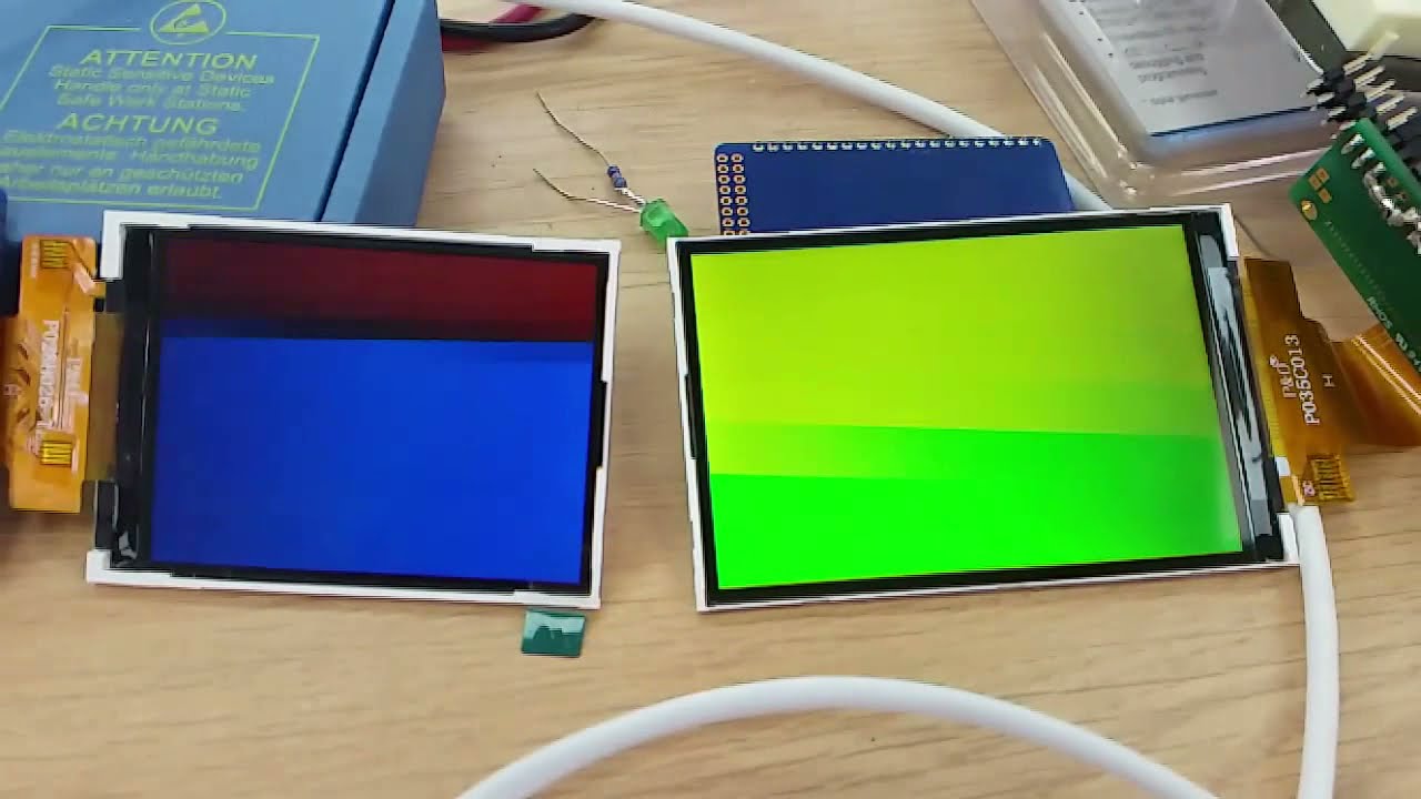 💡 TFT Display Speed Test (ST7789 vs ILI9488)