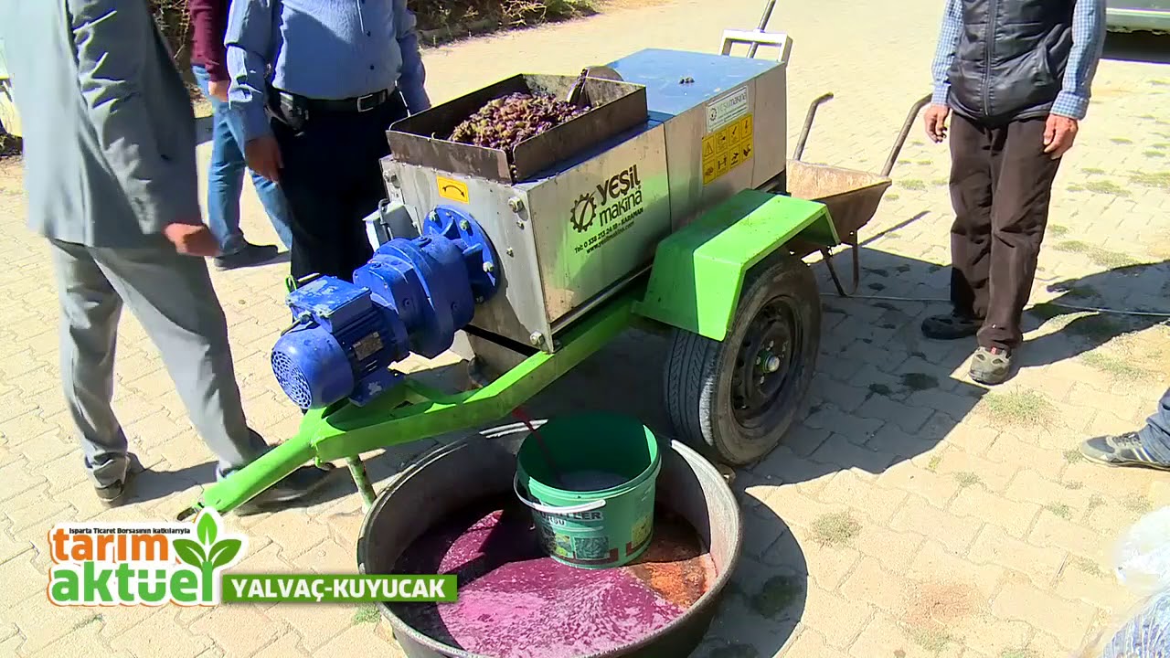 ÜZÜM SIKMA MAKİNESİ-TARIM AKTÜEL (TANITIM)