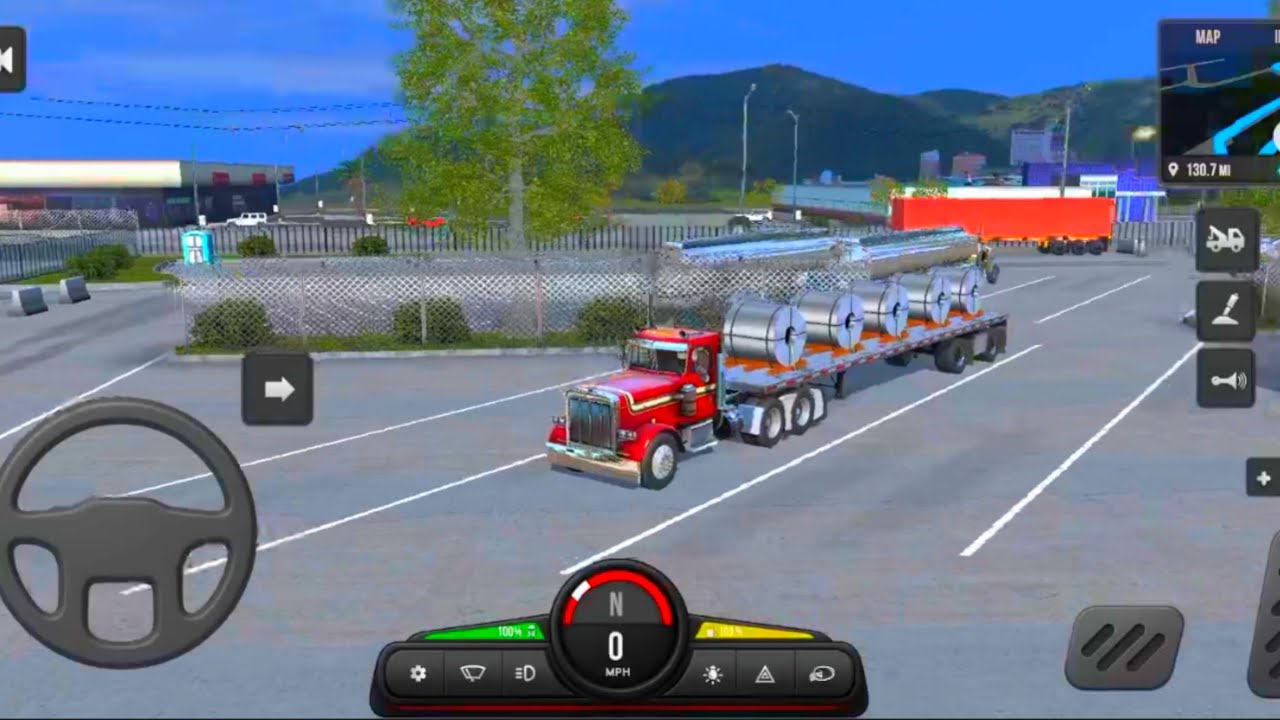 World Truck Grand Transport 3D । Cargo Truck Simulator Games 3D । Cargo Truck Transport Truck 3D 