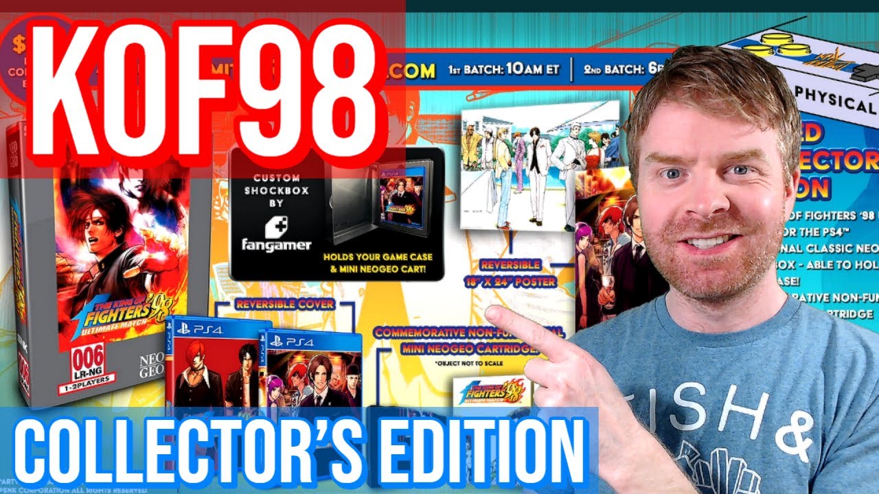 Limited Run Games King of Fighters 98 (KOF98) Collector's Edition coming to PS4