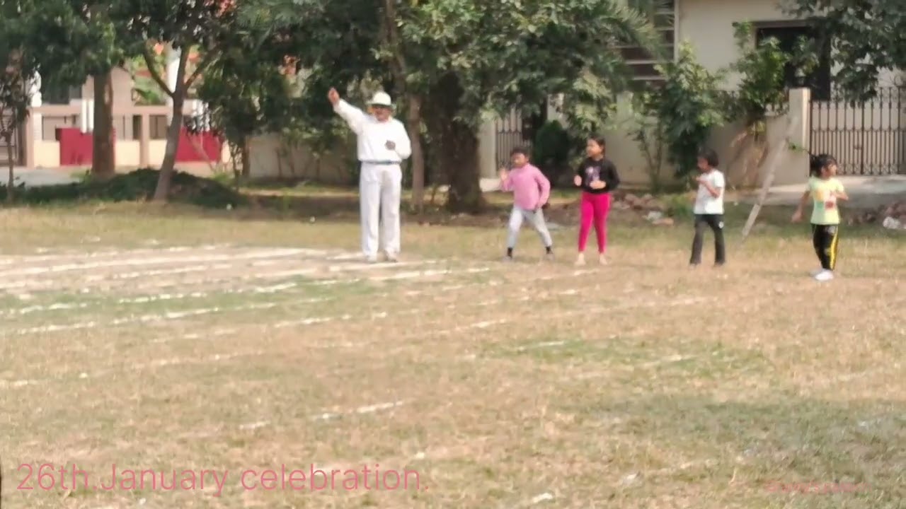 Granny's passion.Republic day celebrated by members of our housing.Some parts of sports.My granddaug