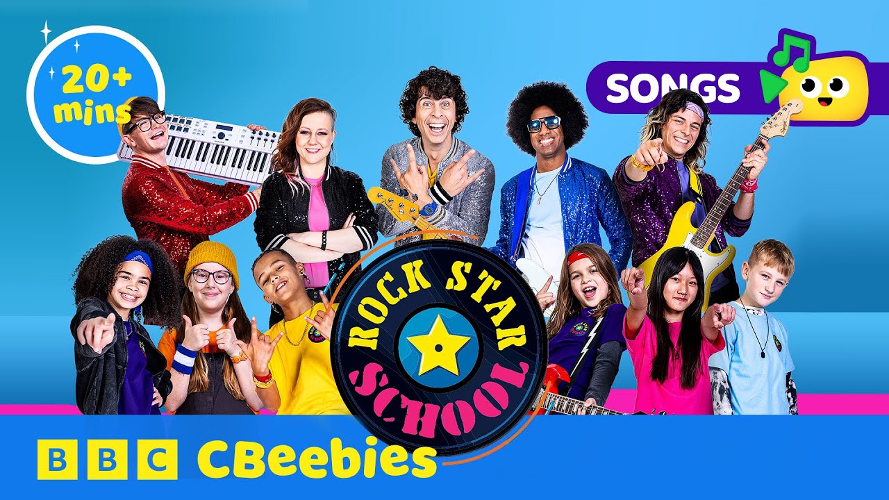 Andy's Rock School Full Song Compilation 🎶 20+ Mins CBeebies Music Party for Kids