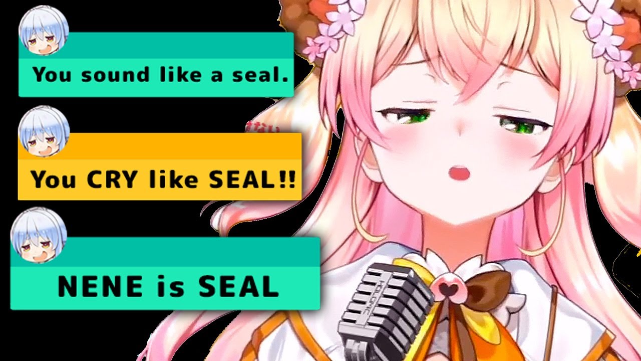 Nene Cries During Stream and Chat Says She Sounds Like a Seal 【ENG Sub/Hololive】