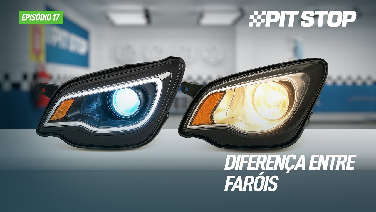 #PitStopGauss 17 -  Farol Convencional ou Projetor? Veja qual &eacute; o melhor