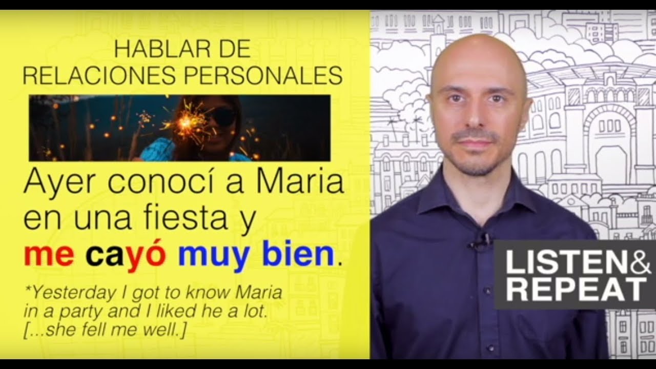 Learn Spanish(121) Personal relationships