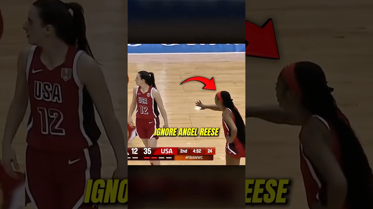 Caitlin Clark Ignored Angel Reese 😭😭