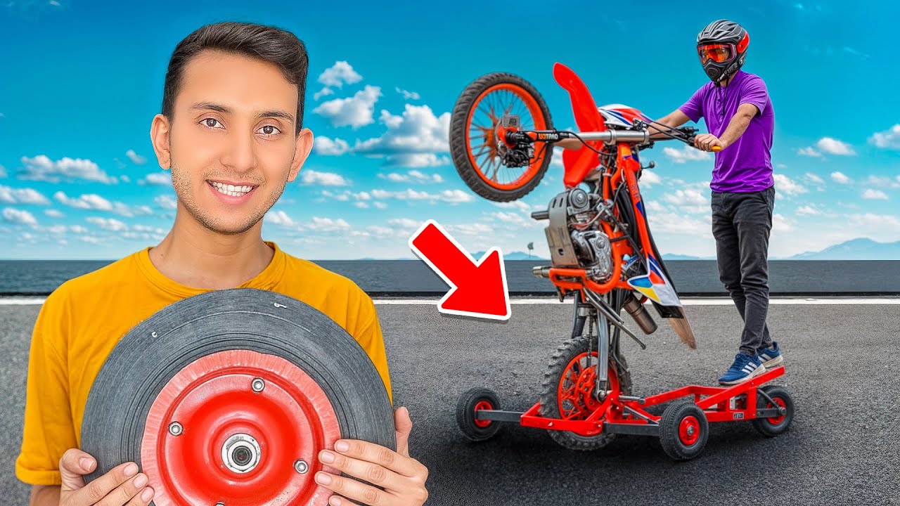 ساخت پایه تک چرخ با یک میلیون 🤩