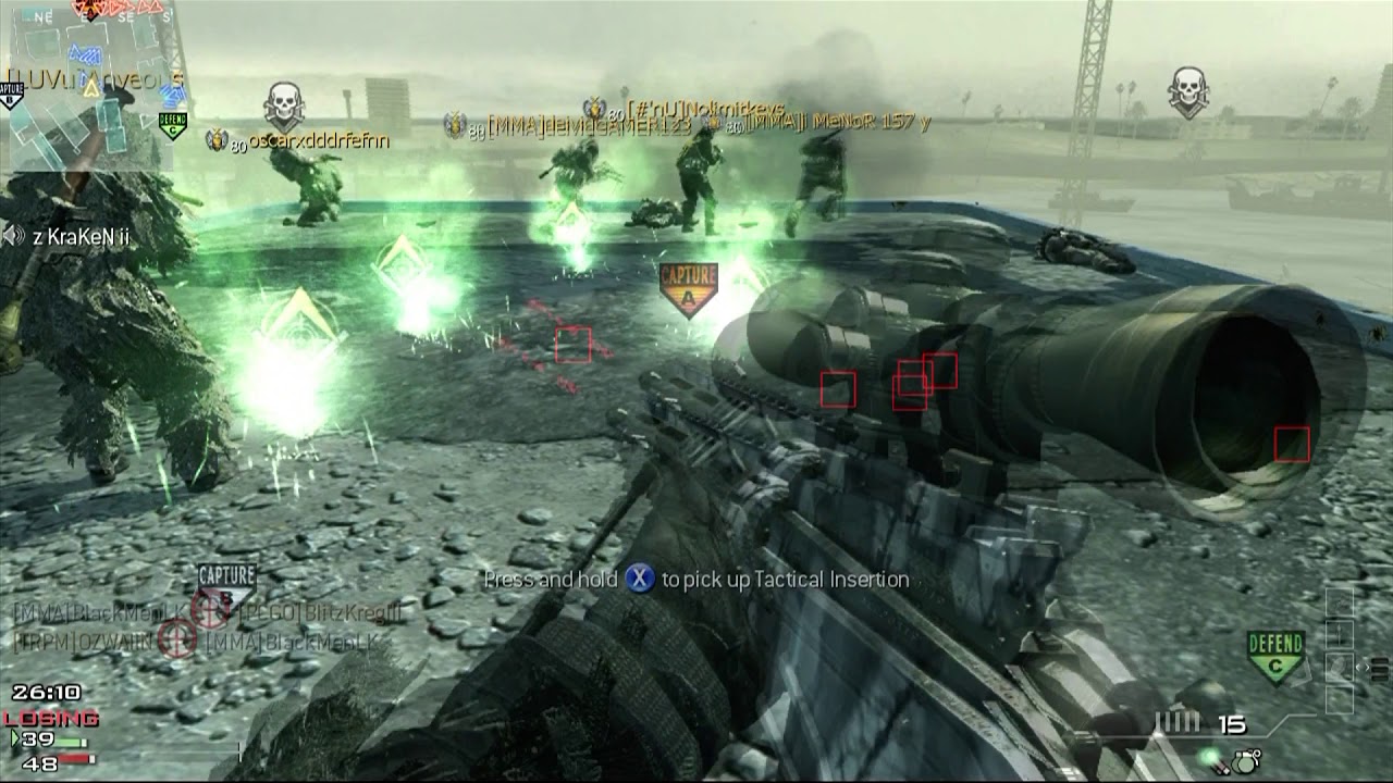 MMAMichaelB - 9 Man Rooftop Team! LOL - Bakaara - MW3 - [HD]