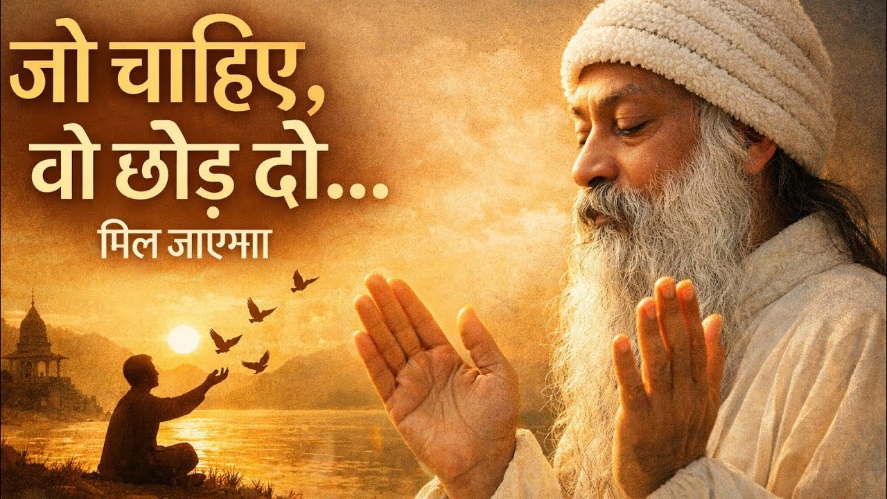 OSHO ll जो चाहिए वो छोड़ दो,मिल जाएंगा. कड़वा सच 