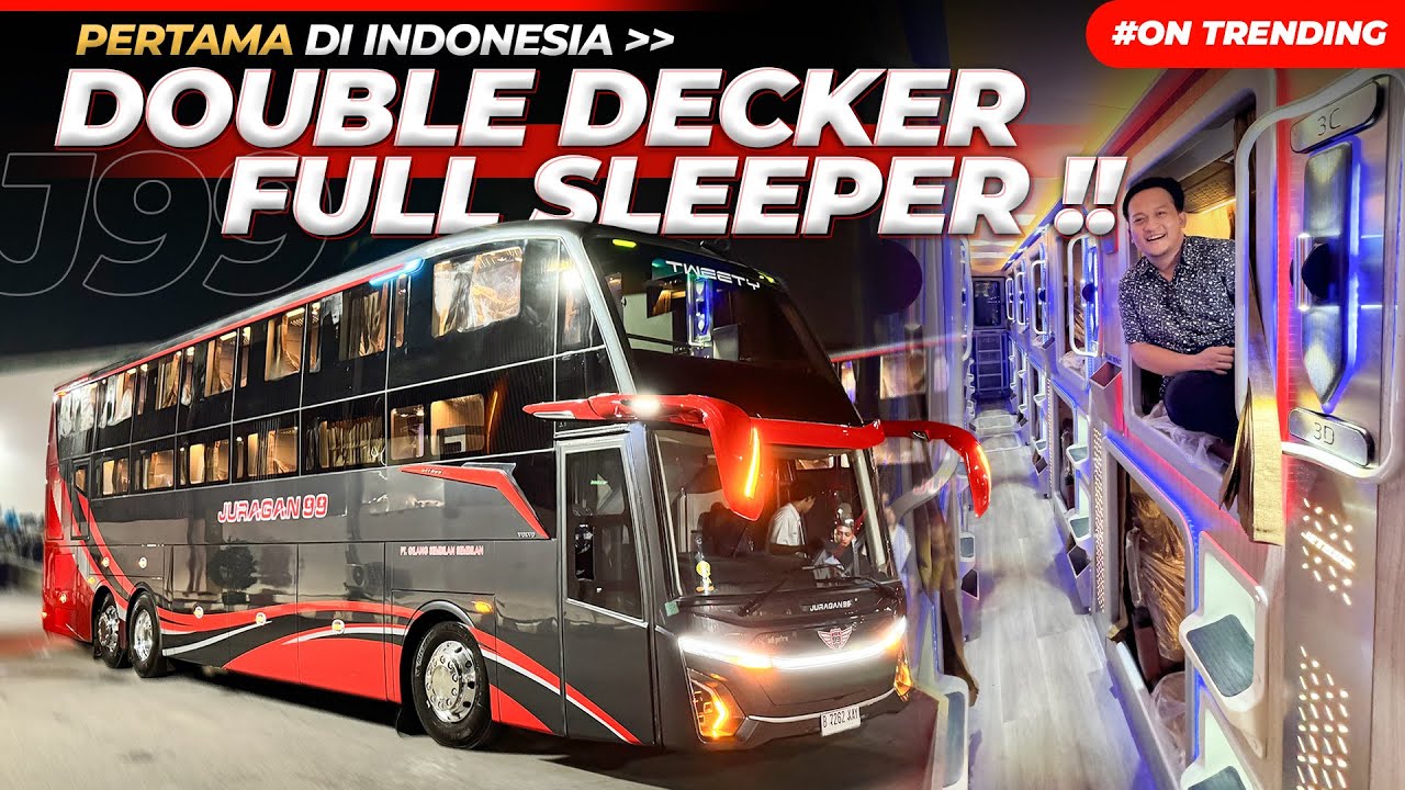 CUMA JURAGAN99 YANG BERANI BIKIN BUS SE-MEWAH INI ‼️ Jetbus 5 Double Decker DreamCoach
