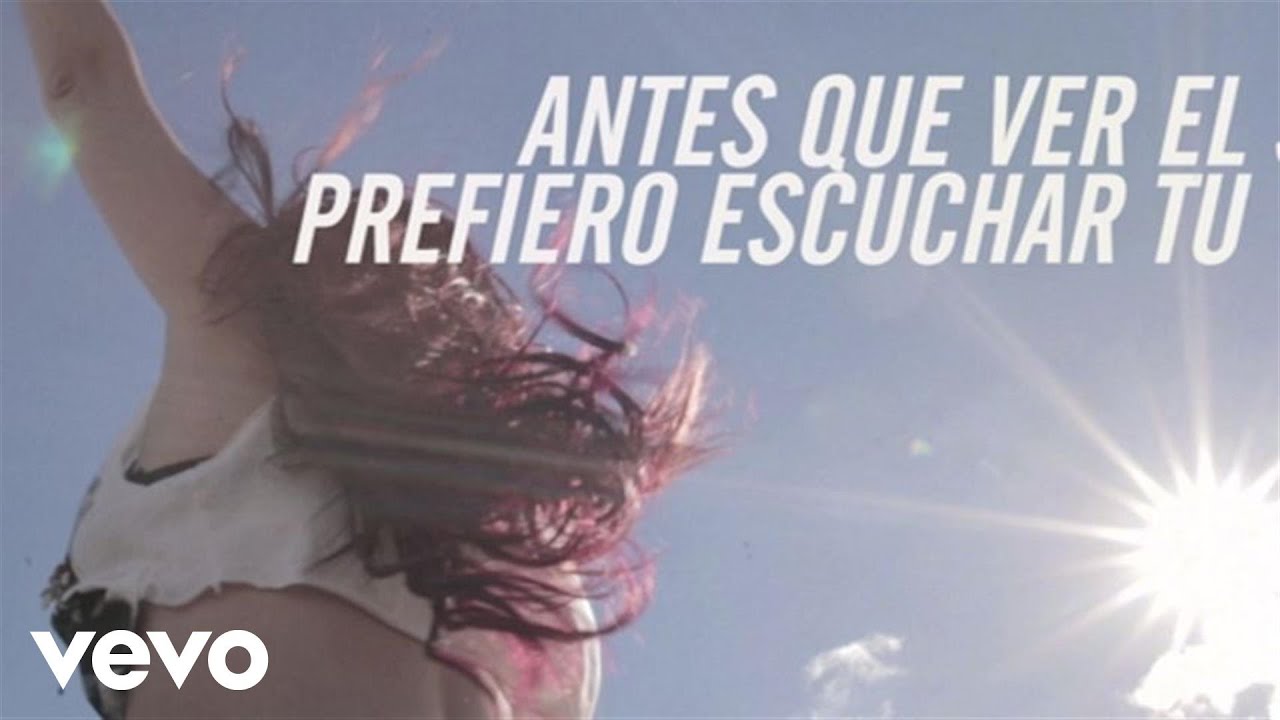 Dulce María - Antes Que Ver El Sol (Lyric Video)