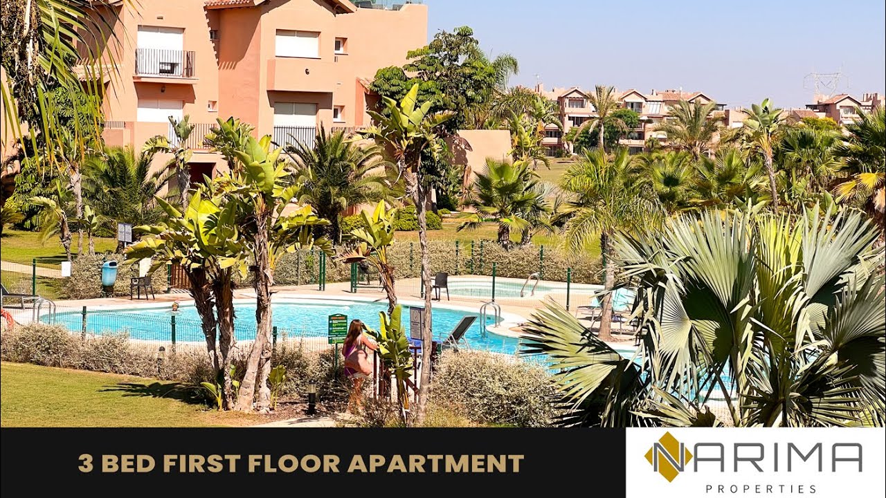 Mar Menor Golf Resort: key ready 3 bed apartment, fully furnished and ready to move in!!!