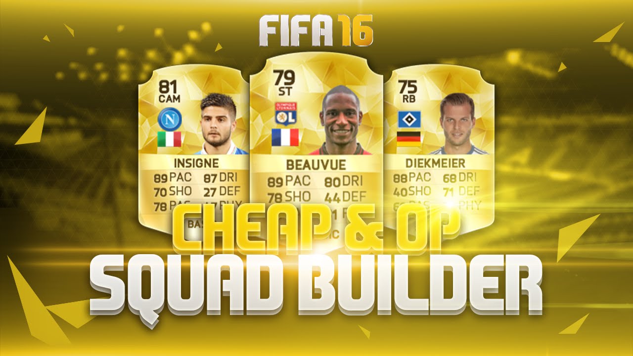 FIFA 16 ULTIMATE TEAM | 20K CHEAP & OVERPOWERED SQUAD BUILDER! w/ BEAUVUE!