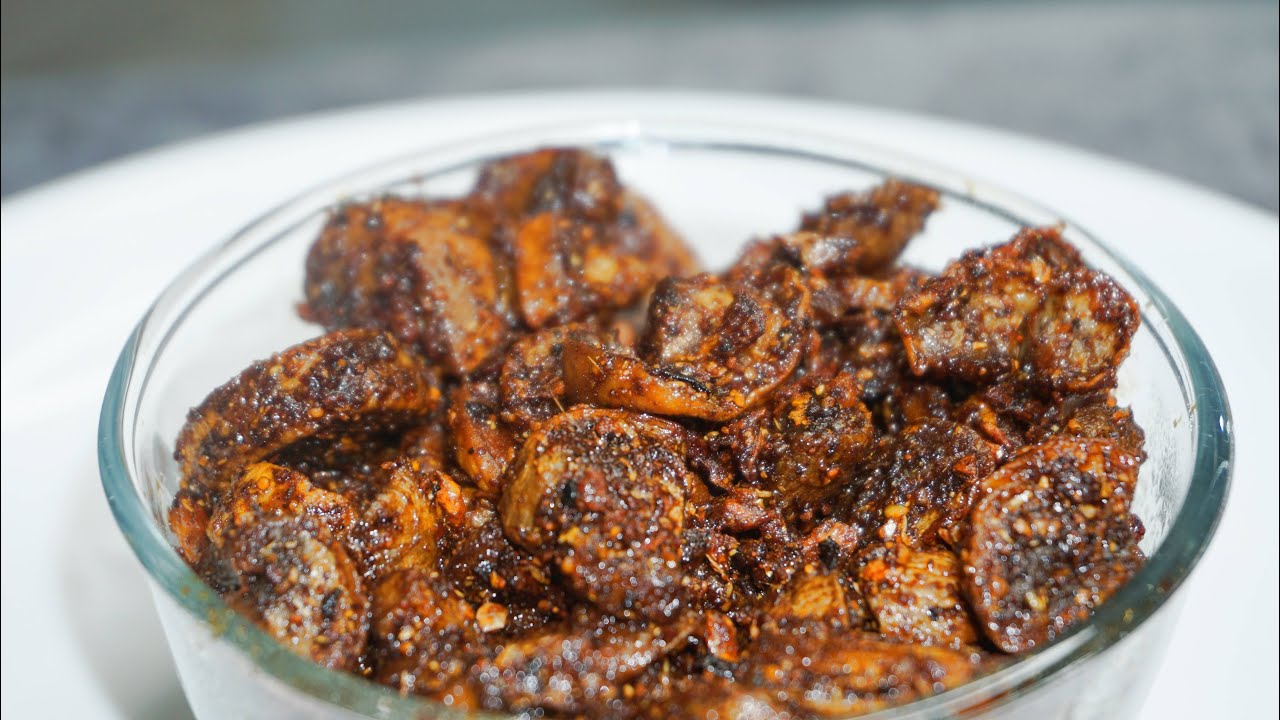 Dry Mushroom Pickle  | Mushroom Ka Achar | Foodie Punjabi