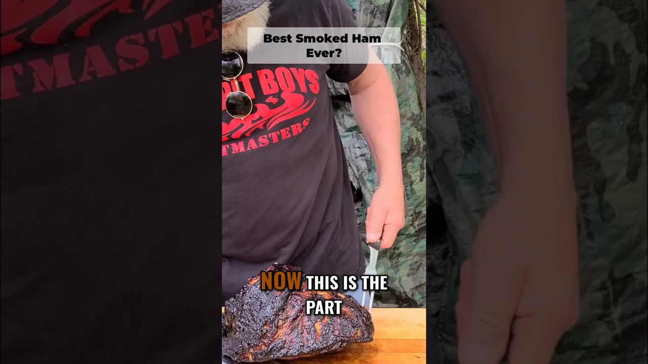 Best Smoked Ham Ever? #food #smokedham  #bbq