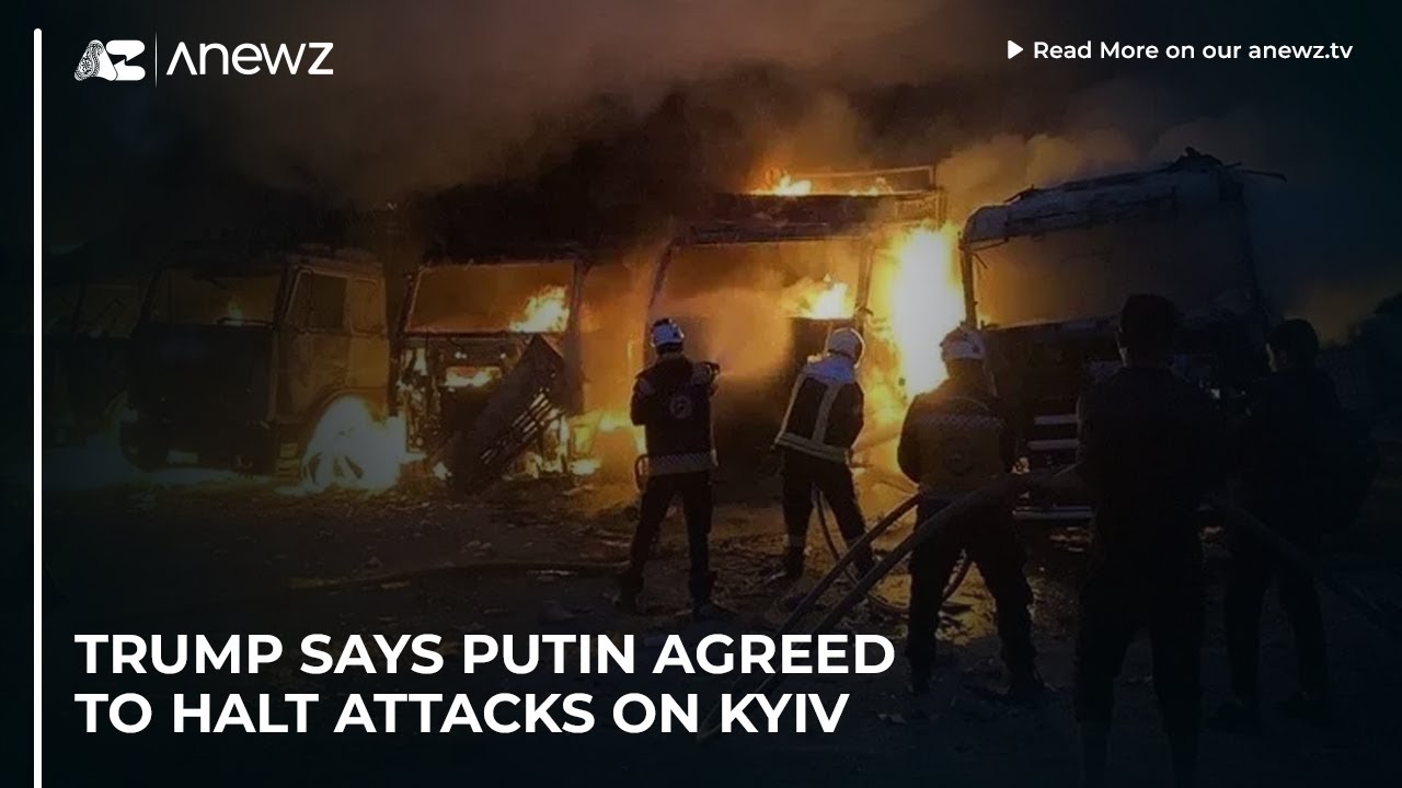 Trump says Putin agreed to halt attacks on Kyiv