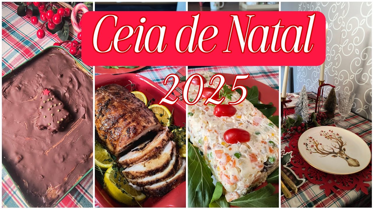 O Cardápio completo para sua ceia de Natal 2025