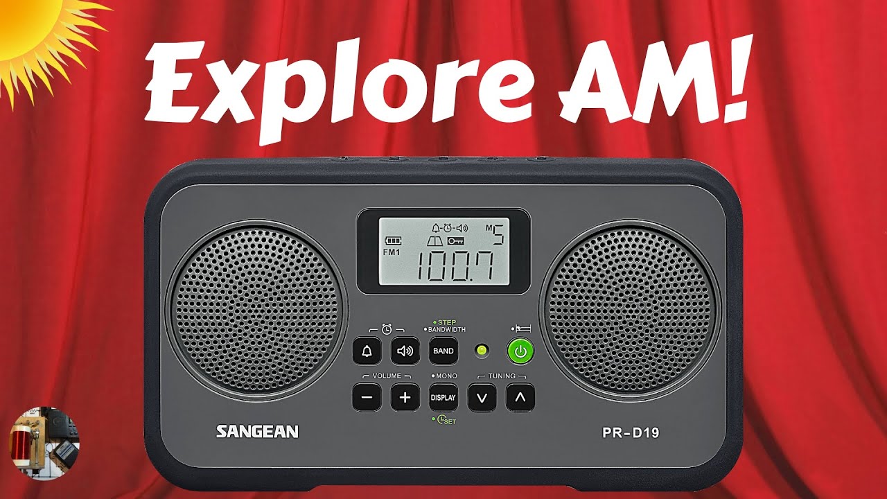 Стереорадио Sangean PR-D19 AM FM Explore Daytime AM