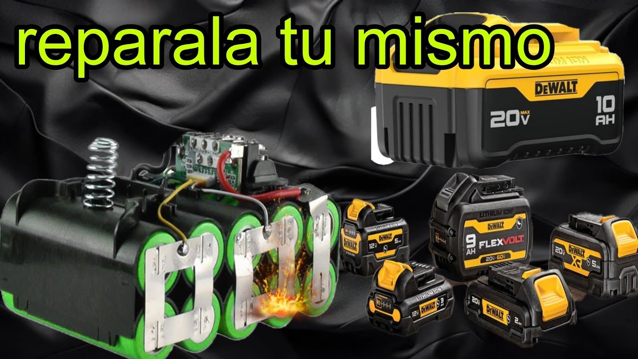 как ремонтировать батарею dewalt 20v cualquer bateria xr