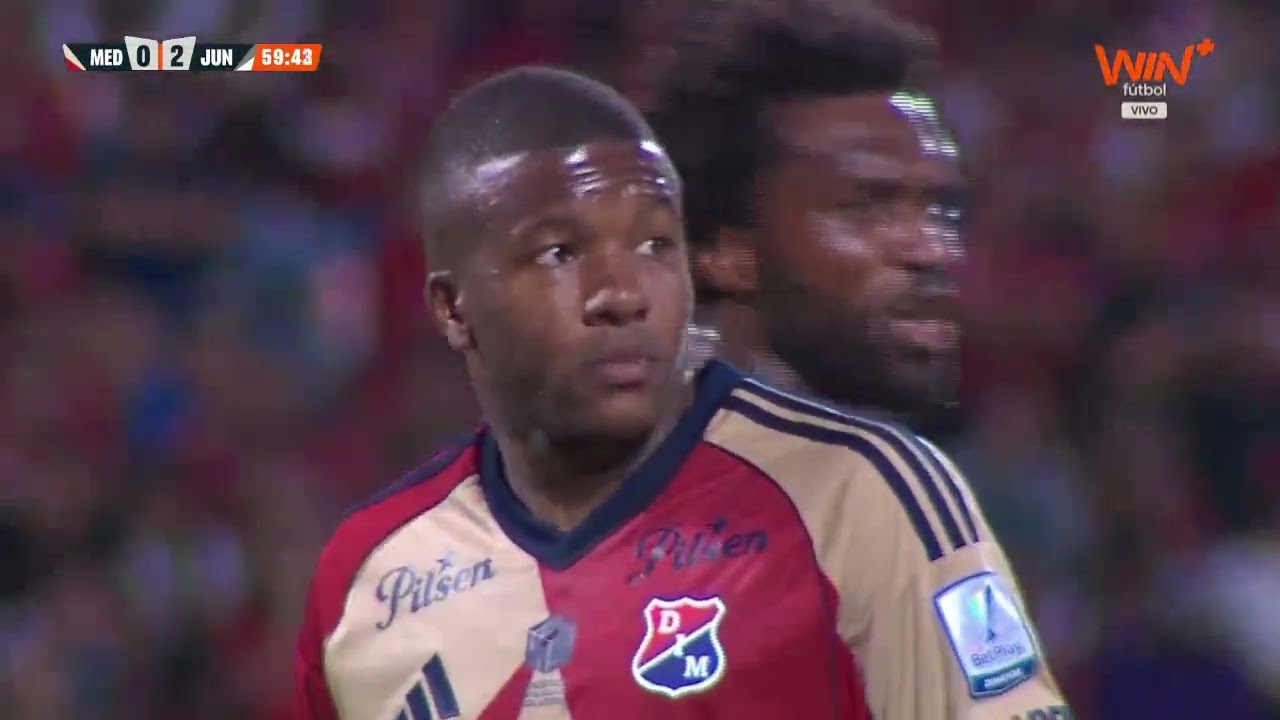 ¡Francisco Chaverra cobró de gran manera y llegó el descuento de Medellín ante Junior!