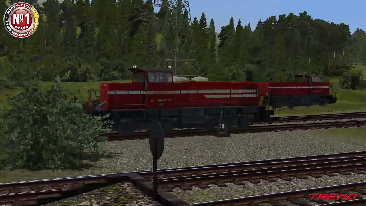 Trailer EEP Train Simulator Mission Gotthard Nordrampe Modul Erstfeld