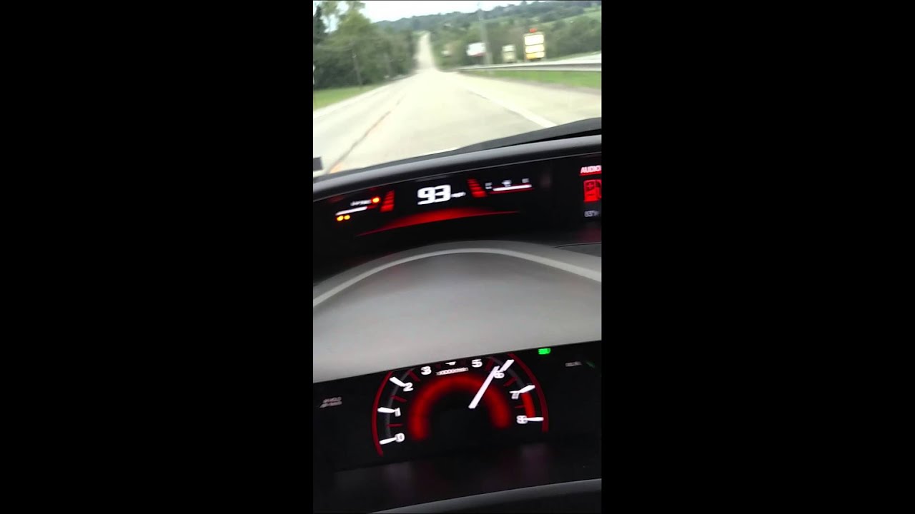 2012 civic si 0-100mph!