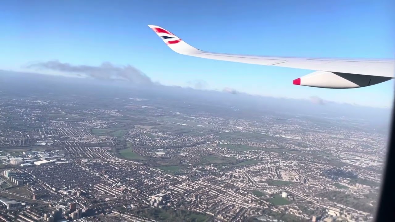 British Airways A350-1000 Full Taxi + Takeoff + Cabin Walk of the Aircraft