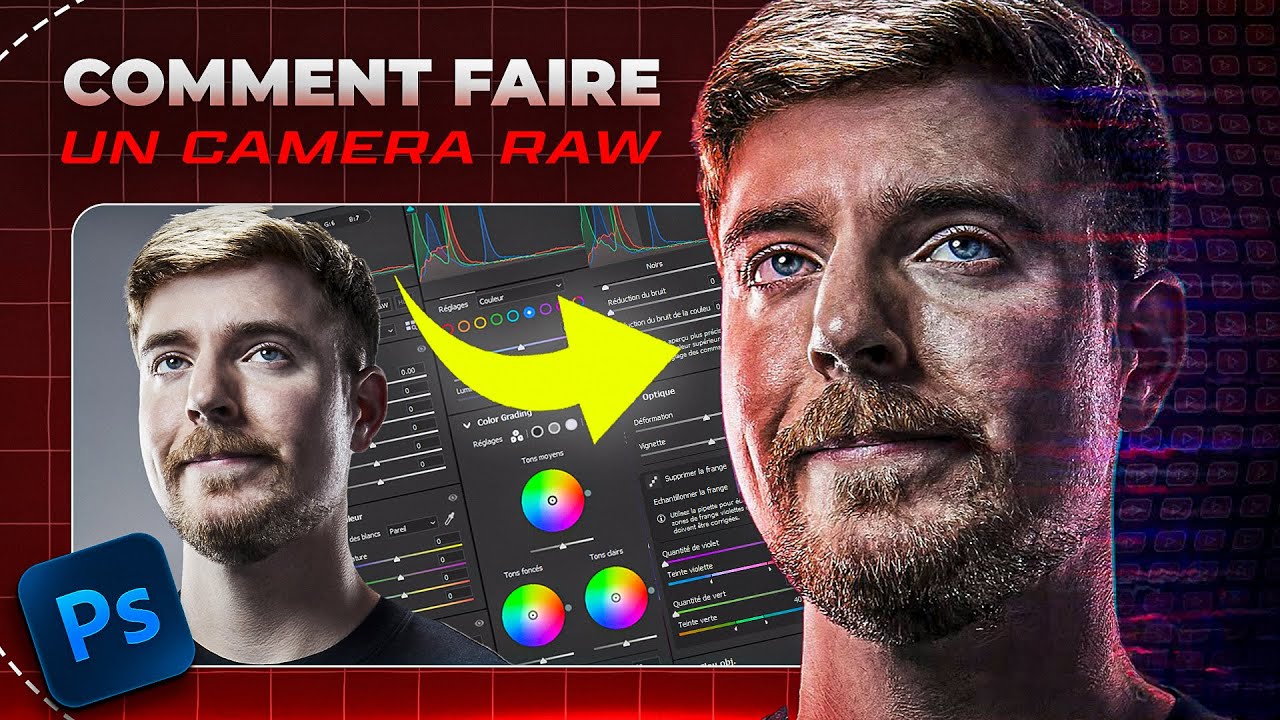 Comment faire un bon filtre camera raw avec photoshop rapidement et simplement