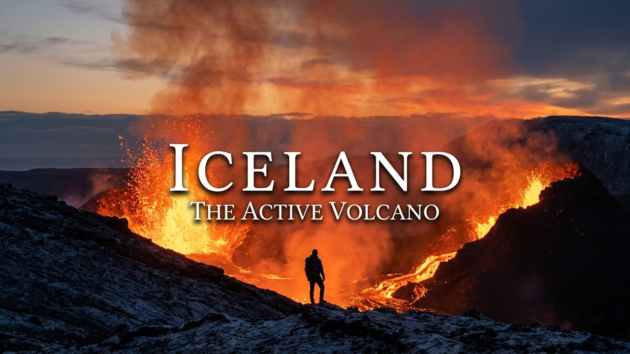 Silent Hiking & Camping at Iceland's Active Volcano