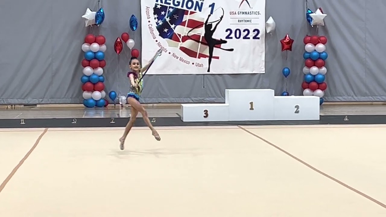 Emma Adams level 6 rope routine Region 1 championship