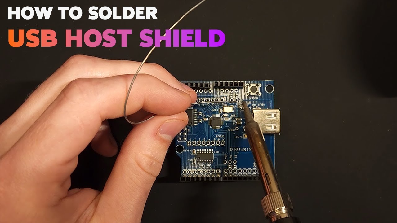 How to Solder a USB Host Shield