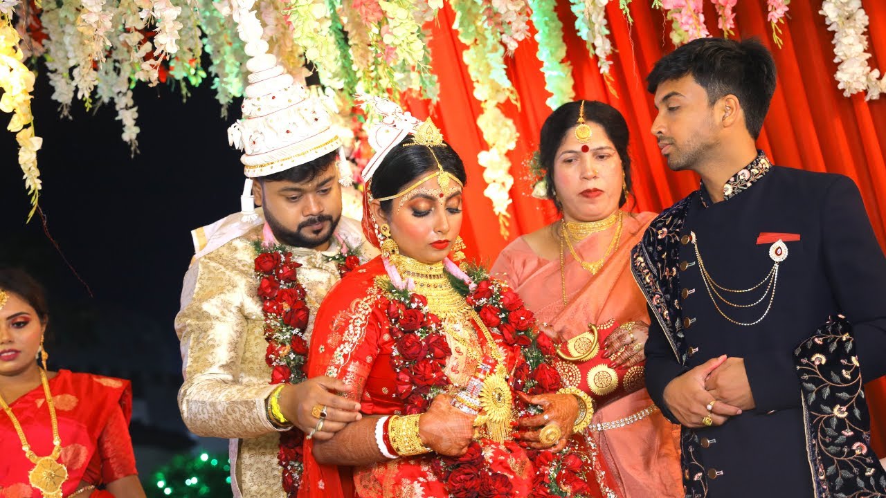 OUR GRAND WEDDING STORY PART 1 || #trending BENGALI WEDDING @ ECO PARK Kolkata #wedding  🥰 🥰