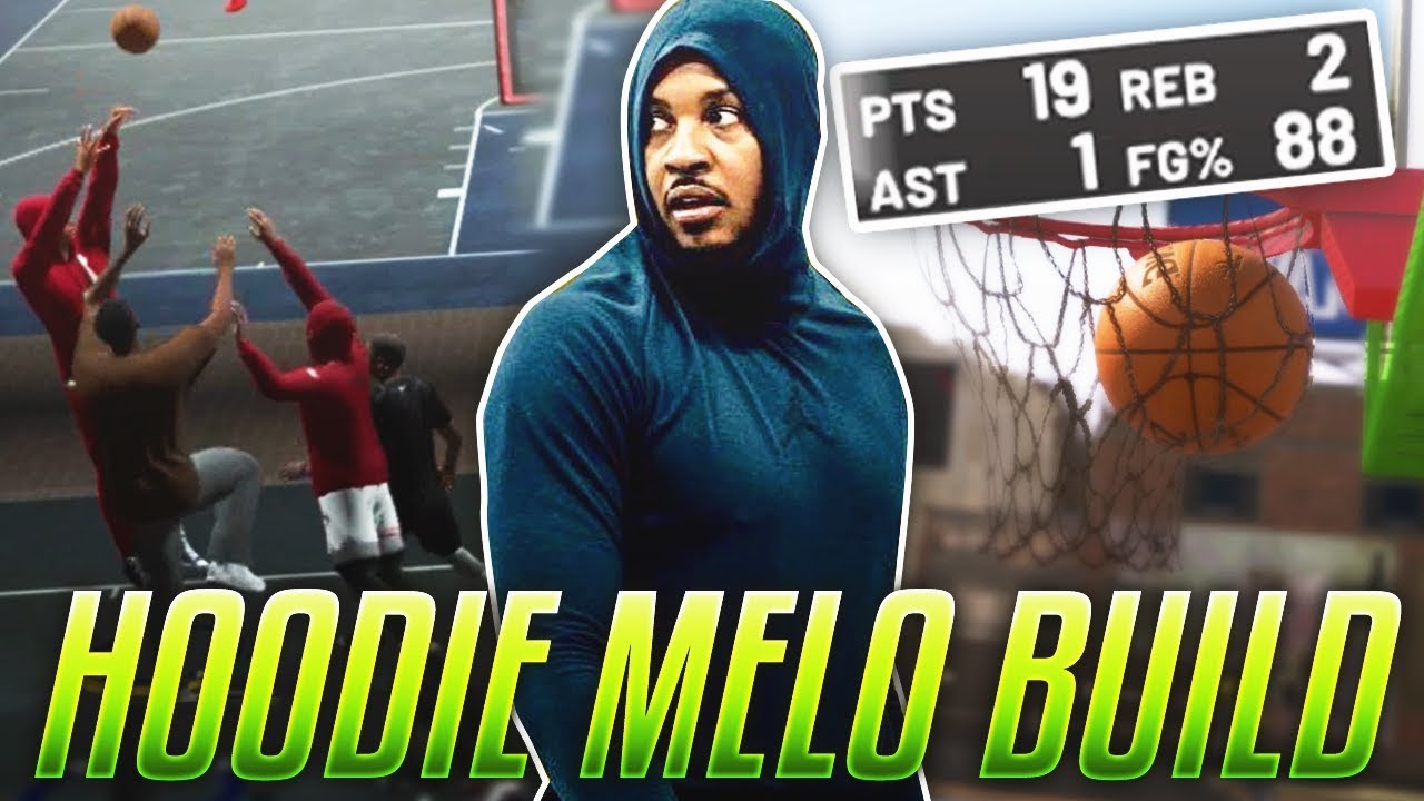 HOODIE MELO ACTIVATED! DOMINATING THE PARK W/ HOODIE KAY! NBA 2K19 MyPark