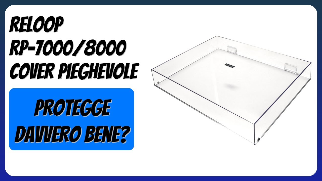 RECENSIONE (2026) : Reloop RP-7000/8000 Cover Pieghevole. DETTAGLI