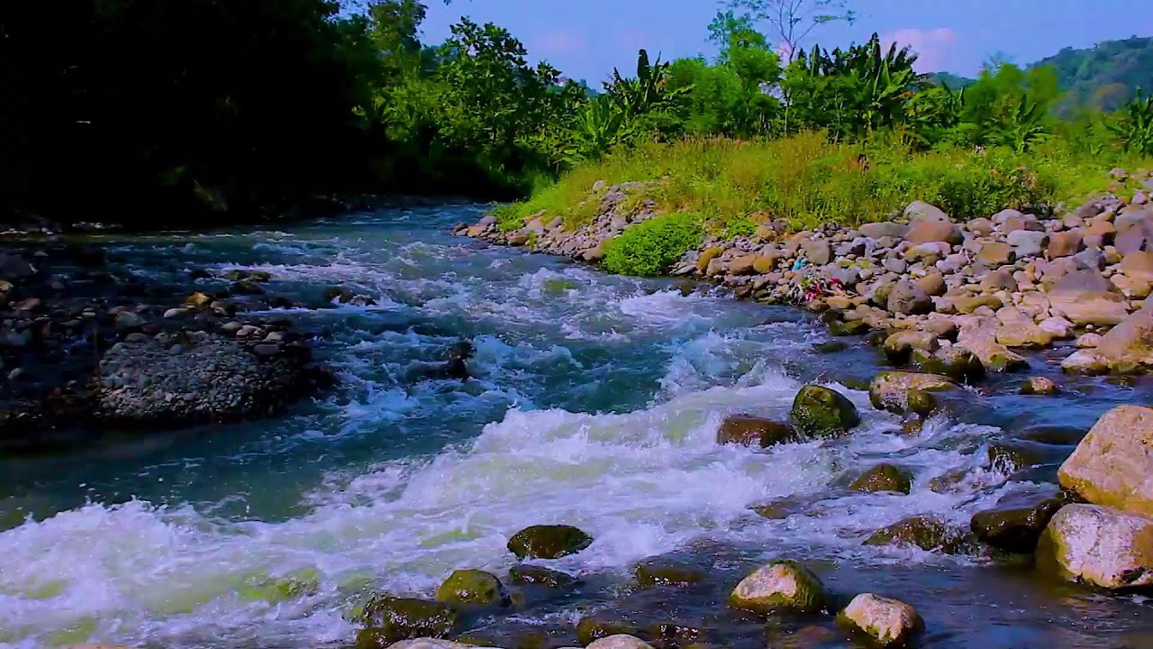 Background Mountain River Water Flow Sounds for Quiet Focus and Productivity
