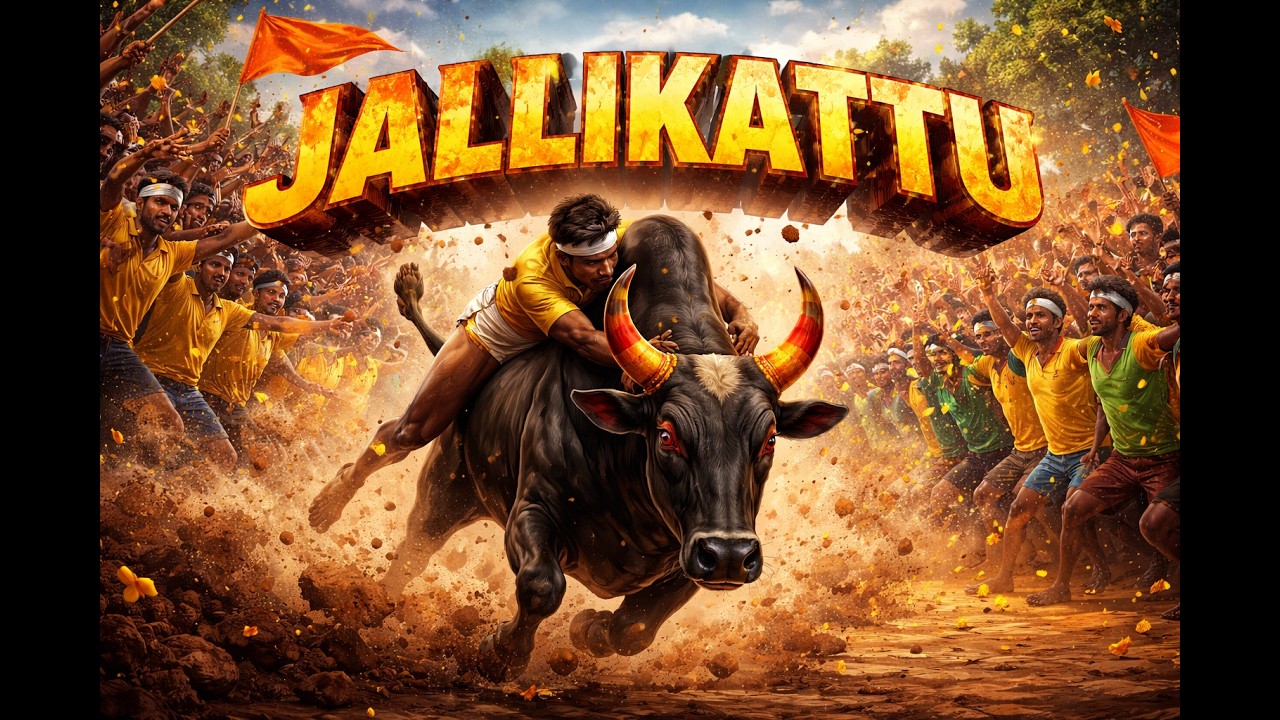 Pudukkottai Kaattupatti Jallikattu 2026 | Mass Bulls & வீரர்களின் அதிரடி | Full Highlights 🐂🔥