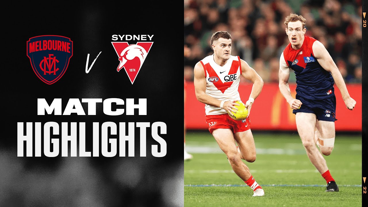 Melbourne v Sydney Swans Highlights | Round 12, 2022 | AFL
