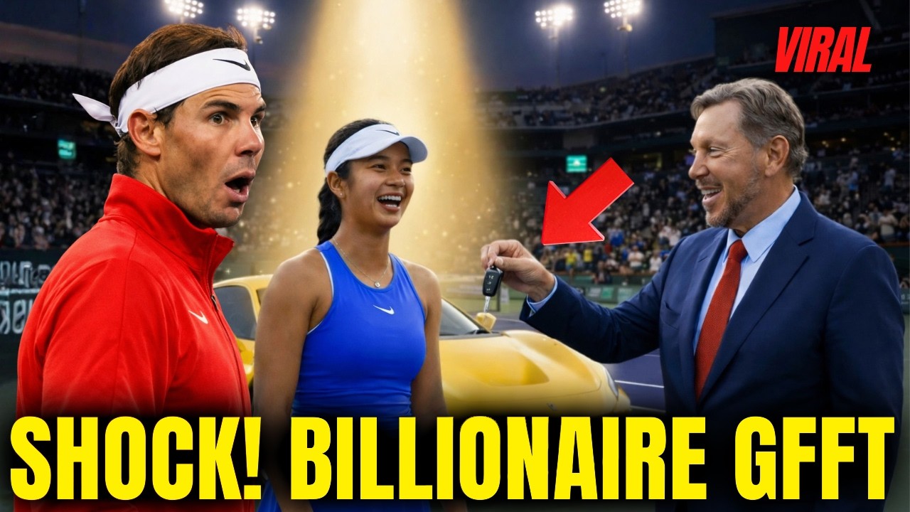 Nadal Reacts to Larry Ellison Gifting Alex Eala Luxury Car Surprise at Indian Wells Tournament!