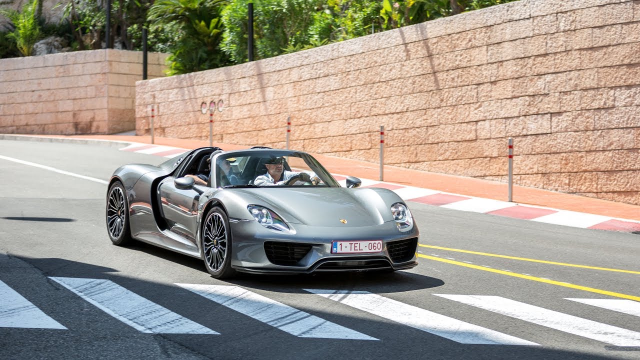 Porsche 918 Spyder Driving in Monaco !