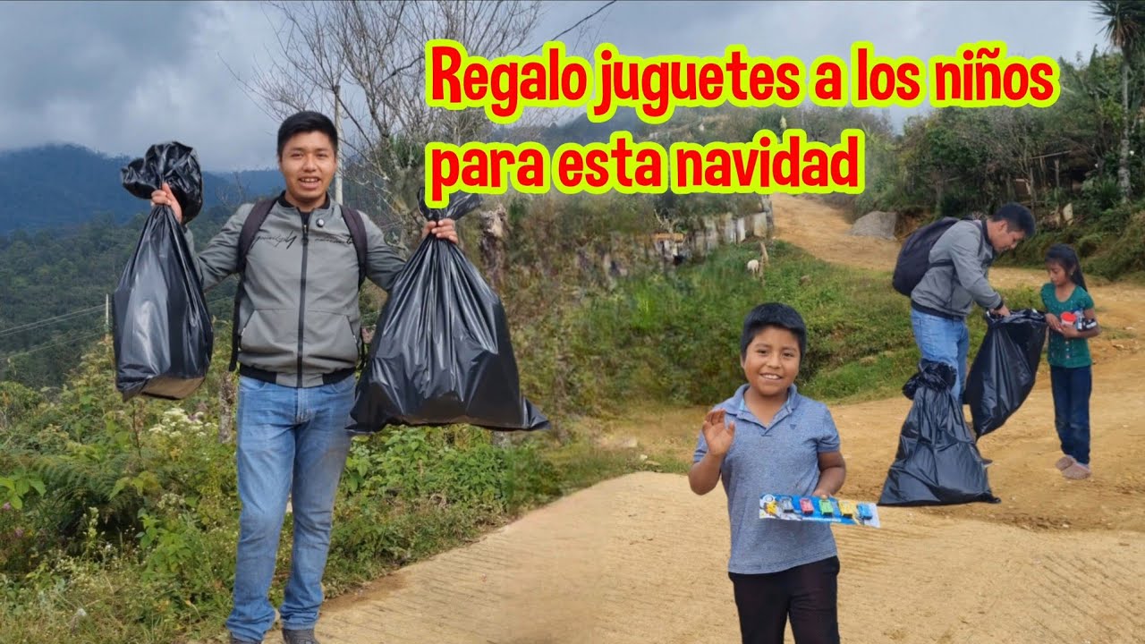 🎉🎅Regalé juguetes a niños en un pueblo para esta Navidad 