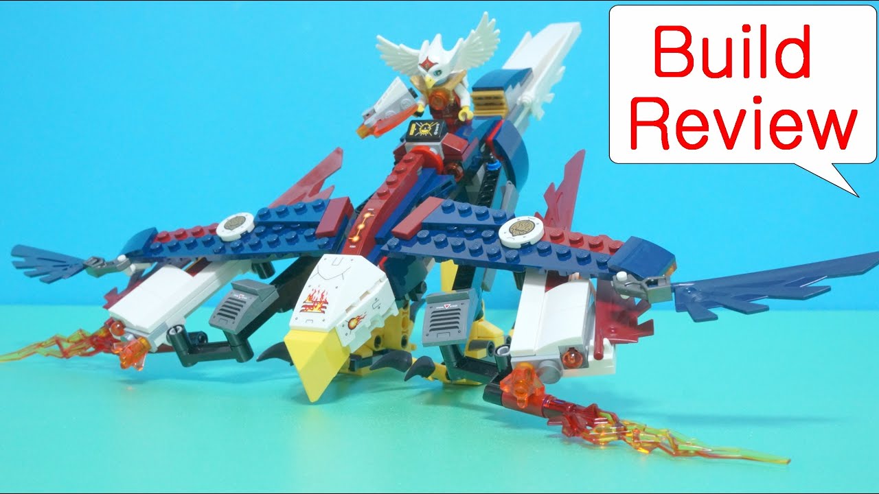 Lego chima 70142 Eris' Fire Eagle Flyer - Build(레고키마 이리스의 파이어이글 플라이어 장난감)